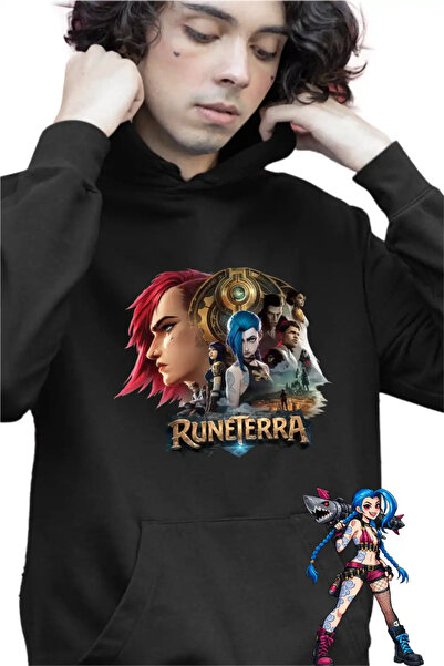 OEM Hanorac Copii Baieti Runeterra Jinx Vi Arcane