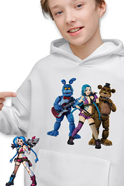 OEM Hanorac Copii Baieti Jinx Fnaf Arcane Fredy Runeterra
