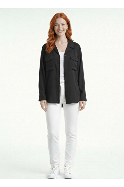 Neden Tekstil Women's Basic Regular Cut Long Sleeve Jacket