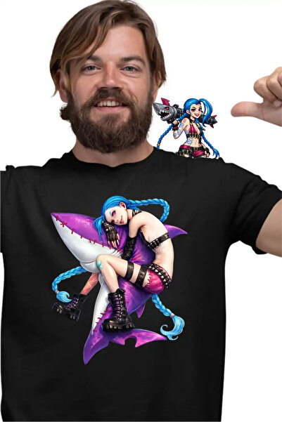 OEM Men's Jinx Arcane Shark Runeterra T-Shirt