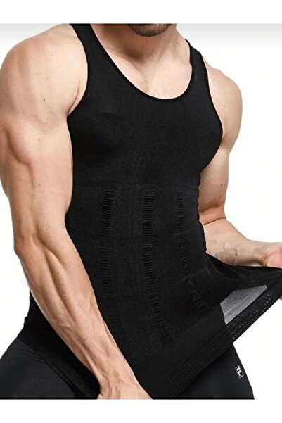fitform giyim Men's Athlete Corset Waist Chest Belly Recovery Gynecomastia Up...