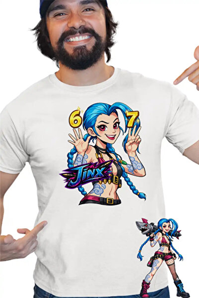 OEM Men's Jinx Six Seven Arcane Runeterra T-Shirt