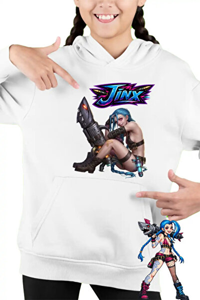 OEM Παιδικό Κοριτσίστικο Φούτερ Arcane Jinx Runeterra