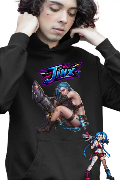 OEM Hanorac Copii Baieti Arcane Jinx Runeterra