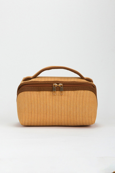 Lui Baby Medium Size Makeup and Organizer Bag with Stylish Textured Fabric an...