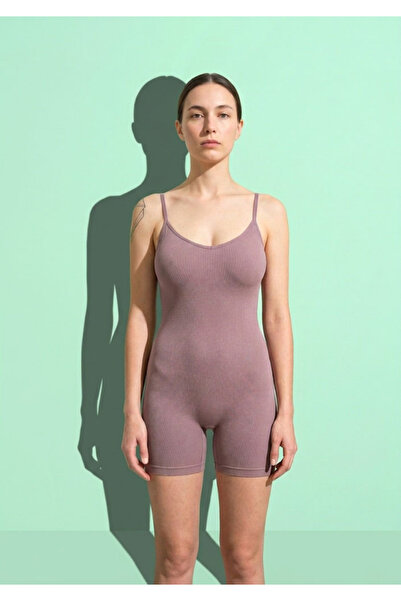 kadinspor Short Jumpsuit with Straps