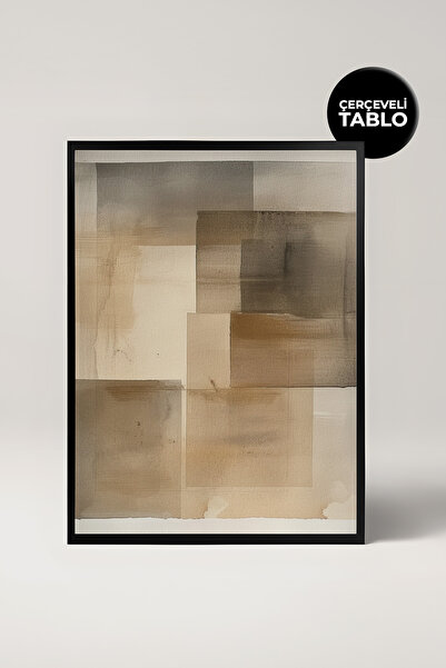 House Gorgeous Framed Abstract Decorative Painting, Living Room Wall Decor, T...