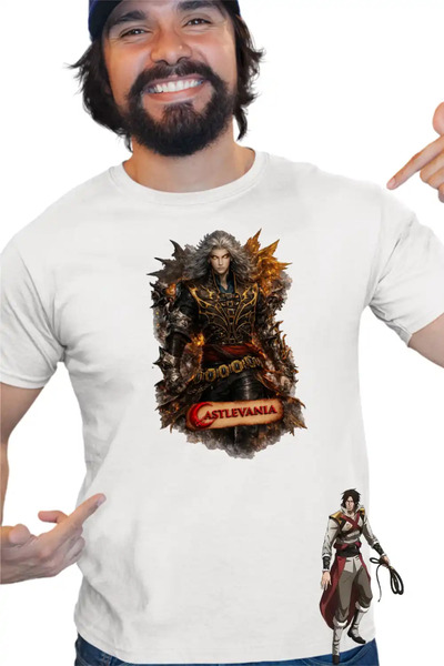 OEM Men's T-Shirt Castlevania Alucard Vampire Hunters