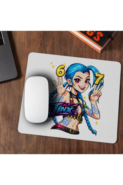 OEM Mousepad Jinx Six Seven Arcane Runeterra