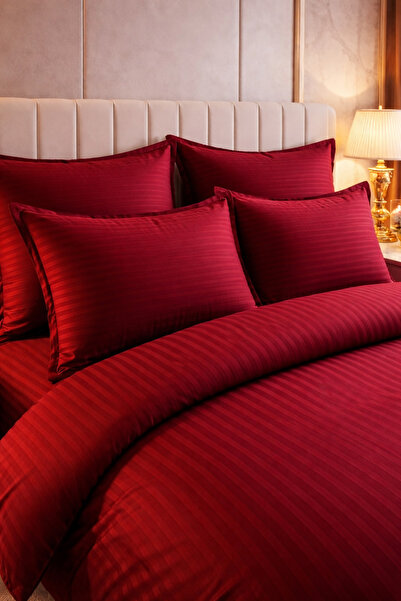 Damask Finet Bed Linen 6 Pieces, Fitted Sheet, Damask Finet, Hotel Luxury miniatura 2