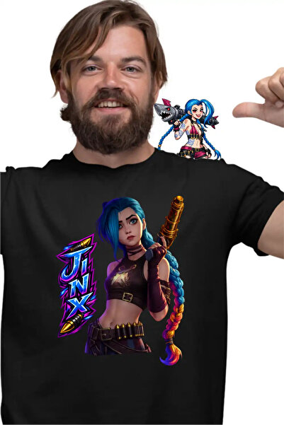 OEM Men's Arcane Runeterra Jinx T-Shirt