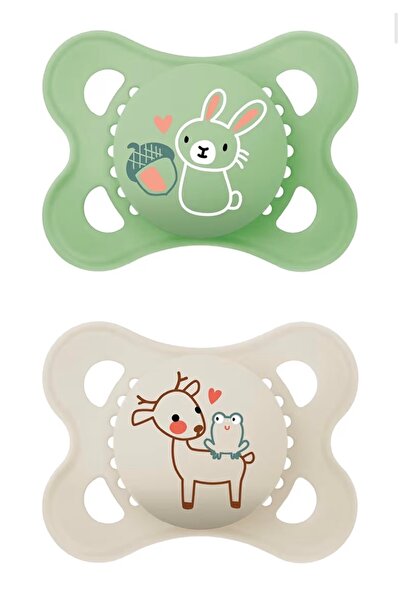 MAM Orijinal l Emzik 2'li Set I Sterilize Kutuda I 0-6 Aylık I Tavşan/Ceylan