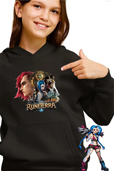 OEM Ρουνετέρρα Τζινξ Βι Αρκέιν Παιδικό Κοριτσίστικο Φούτερ