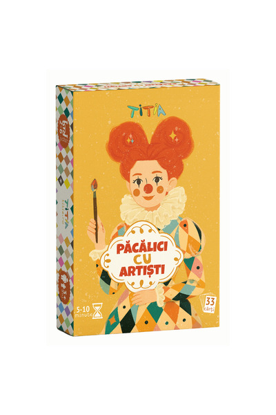 TITIA Pachet Carti de Joc "Pacalici cu Artisti" - 33 de carti de joc cu Artis...