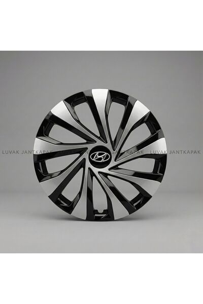 luvak HYUNDAİ Accent Uyumlu JantKapağı - 13 İnç - 1 Takım (4 adet) - Çelik gö...