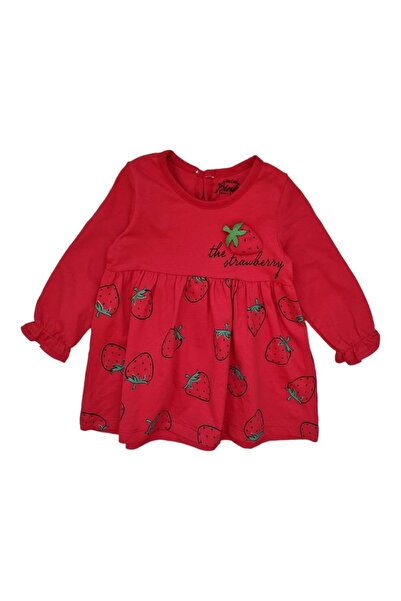 Miniworld Baby Casual cotton dress, Strawberry model