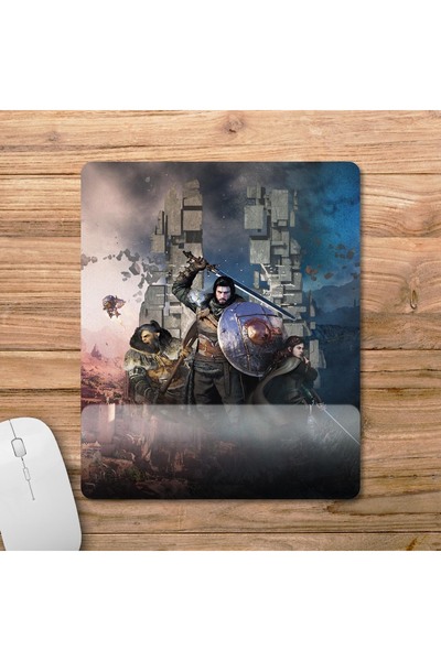 Pixxa Crimson Desert Wrist Support Mousepad Model 1 - Rectangular