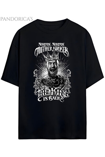 Grafftee Clothing Pandorica's Ufc MMA Conor McGregor Tasarımı "The King" Yazı...