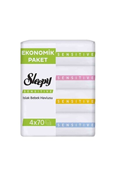 Sleepy Sensitive Islak Havlu Mendil 4x70 280 Yaprak