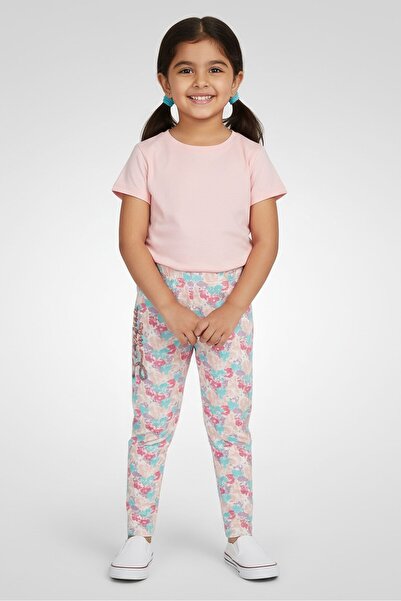 Hamleys بنطلون ليجنز للبنات الصغيرات بتصميم تاي داي، متعدد الألوان