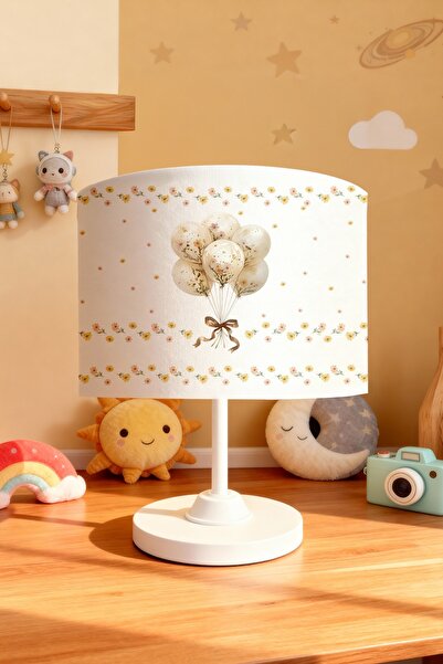 EVPANYA Floral Balloons Patterned Children's Room Lampshade