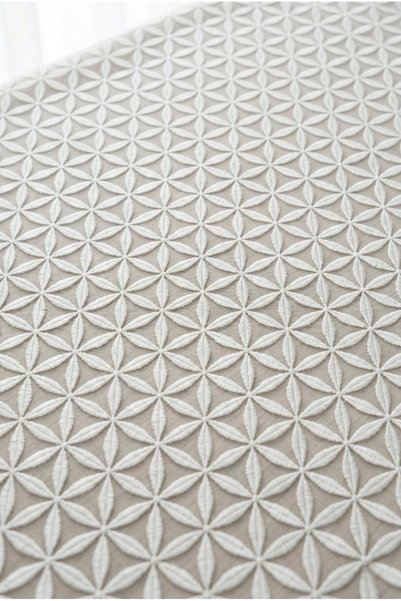 atak by atak home collection مفرش طاولة من الدانتيل الفرنسي بنمط النجوم - دانتيل كامل، تصميم أنيق وفاخر