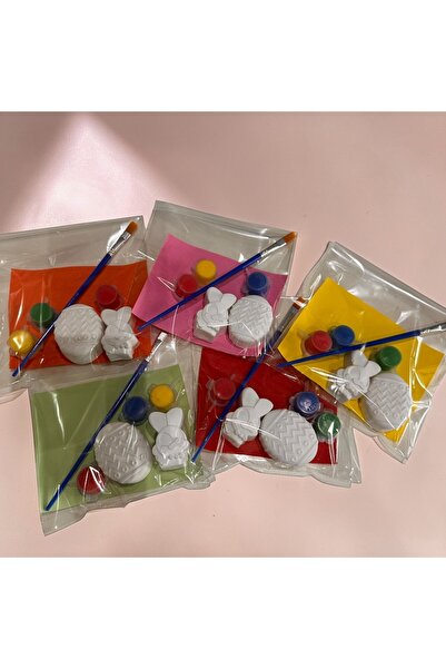 magnocandles Paskalya Yumurta ve Tavşan 20 Adet Taş Boyama Seti - Etkinlik - ...