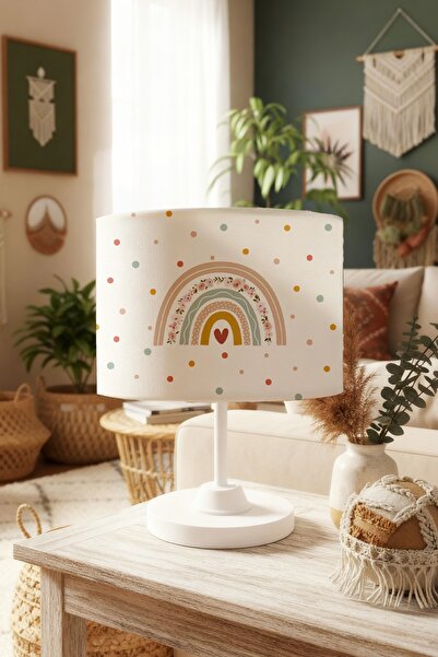 EVPANYA Boho Rainbow Patterned Children's Room Lampshade