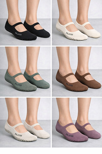 BB Women's Pilates Yoga Sports Daily Use Six-Strap Non-Slip Gorgeous Ballet F...