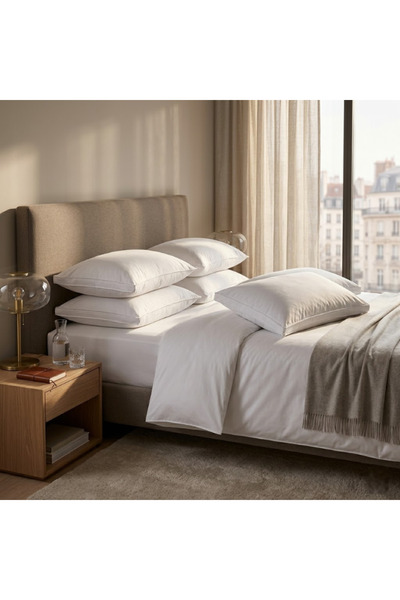 OEM Pernă din fibră de silicon moale 50x70 cm 600g MID-TEX, Hipoalergenică, Confort de hotel