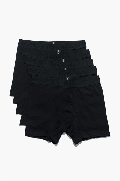 Paul Kenzie 5'li Erkek Boxer - Quite Black