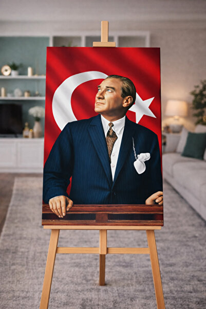 BAYTOK Εκτύπωση σε καμβά για το γραφείο του Σχολείου Ατατούρκ