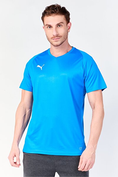 Puma Men Sportswear Fit Short Sleeve Training T-Shirt, Blue