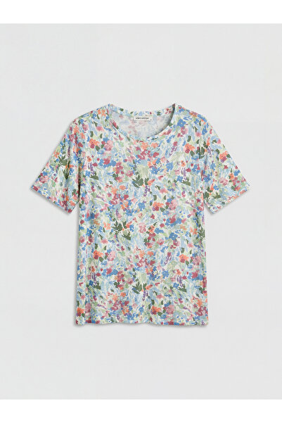 LC Waikiki Floral Women's T-Shirt from Uzg Store for Style Enthusiasts