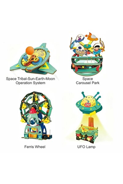 MATTELOT TOYS Set de construit 4 in 1 – Experimente Electricitate si Energie