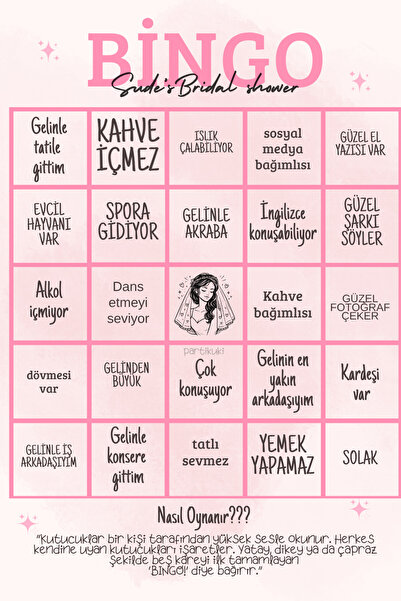 partikuki بطاقة أسئلة لحفلات توديع العزوبية للعروس، 5 قطع، لحفلات الزفاف وحفل...