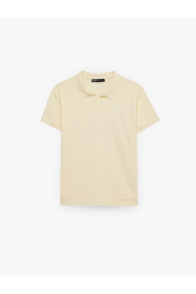 Koton Tricou cu guler polo, din bumbac, cu mânecă scurtă, croială normală