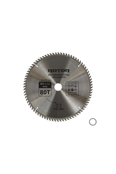 Rotor Wood Cutting Disc 305*32/30/25.4 with Adapter 80 T