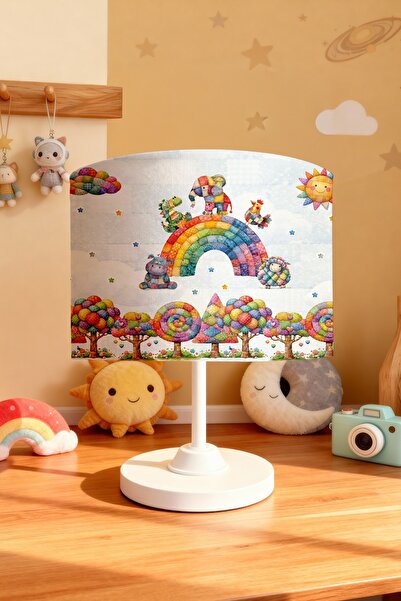 EVPANYA Colorful Dreamland Patterned Children's Room Lampshade