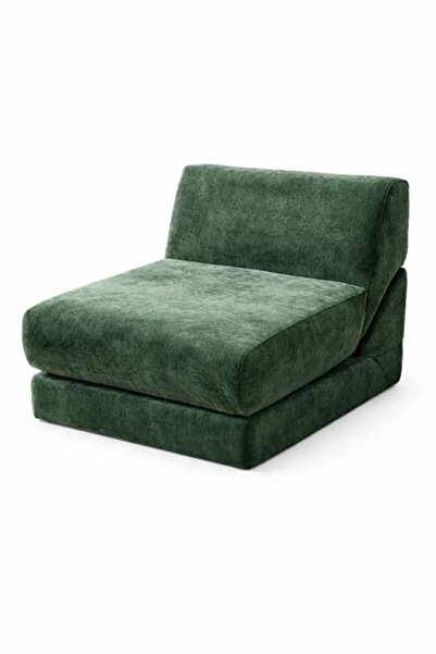 OEM 3 in 1 Folding Sofa Bed with Memory Foam, 89 x 80 x 69 cm - Green