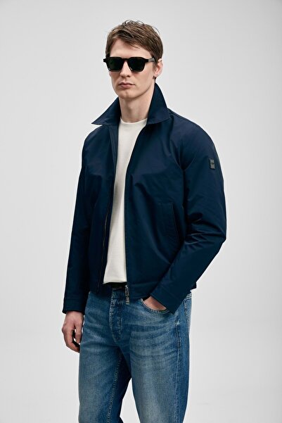 Lufian 111120076 Drake Men's Coat Dark Blue