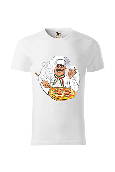 Malfini Tricou Copii Bumbac Pizzerul Italian Print DTF