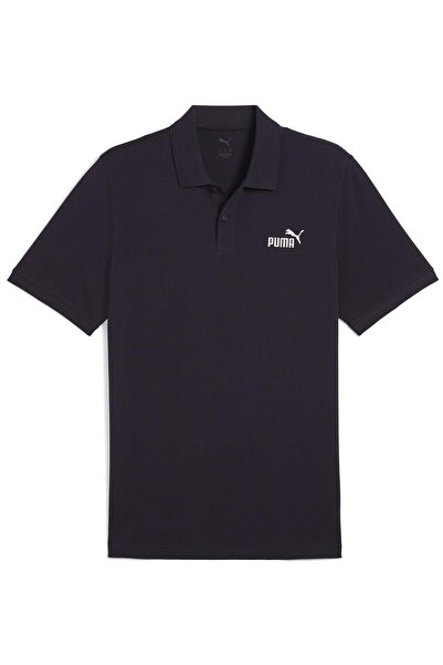 Puma 682552 ESS Αρ. 1 Logo Pique Polo T-shirt Ανδρικό T-shirt ΣΚΟΥΡΟ ΜΠΛΕ