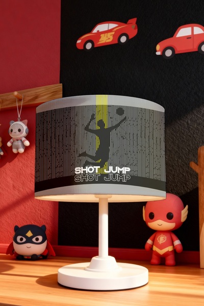 EVPANYA Dunk Time Patterned Children's Room Lampshade