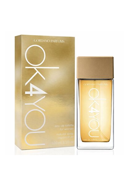 GORDANO PARFUMS OK4YOU Eau de Toilette for Women, 100 ml