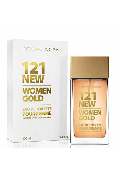 GORDANO PARFUMS 121 NEW WOMEN GOLD Eau de Toilette for Women, 100 ml