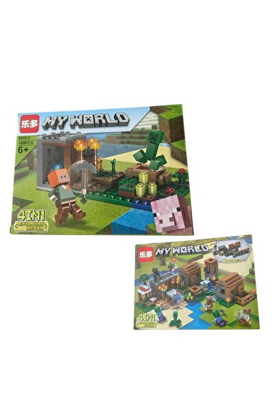 ADIRI SHOP My World 4 in 1 construction set, 180 pieces, figures included, +6...