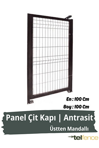 Telfence Panel Çit Kapı , Bahçe Kapısı - Üstten Mandallı En-Boy : 100 x 100 Cm