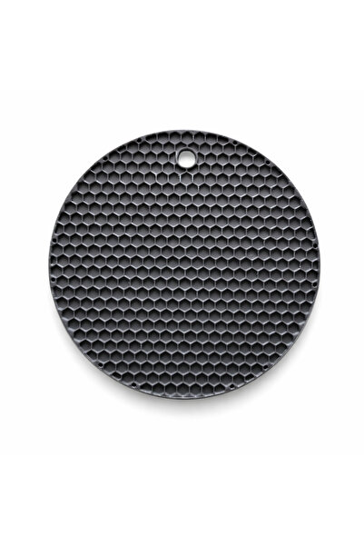 GRANİTLE İLERİ DÖNÜŞÜM 18 cm Gray Silicone Trivet |   Multi-Purpose Use. Heat...