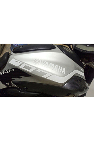 YAMAHA MT-07 MOTOR DEPO STICKER ŞERİT - BEYAZ